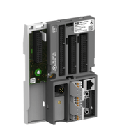 ABB TB511-ETH terminal base with Ethernet interface and RS232/RS485 serial interfaces for AC500 V2 communication module.
